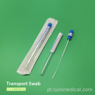 Amostragem de swabs de transporte de gabine